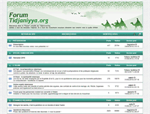 Tablet Screenshot of forum.tidjaniyya.org